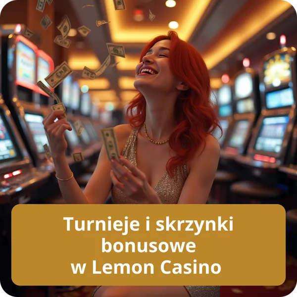 Turnieje i skrzynki bonusowe w Lemon Casino